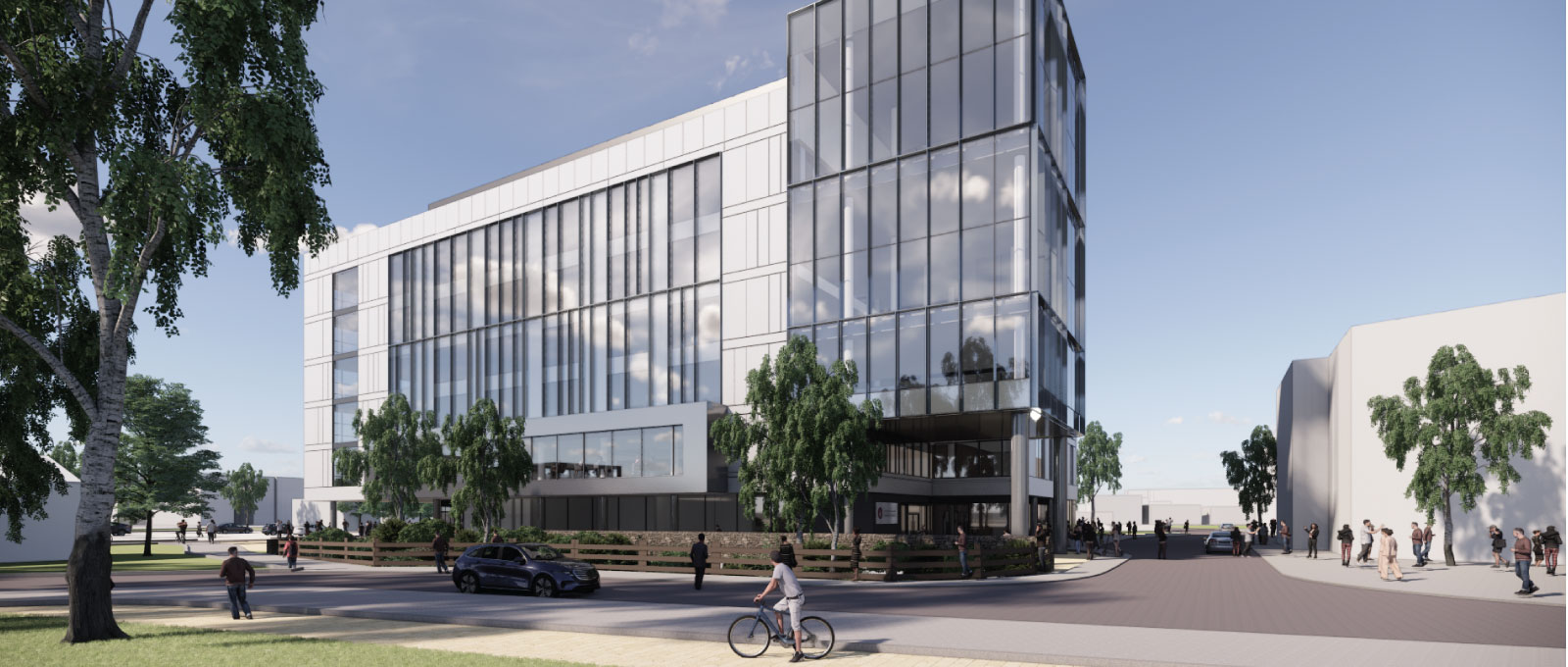 Architect's image of the new Dr Karen Guinee Library