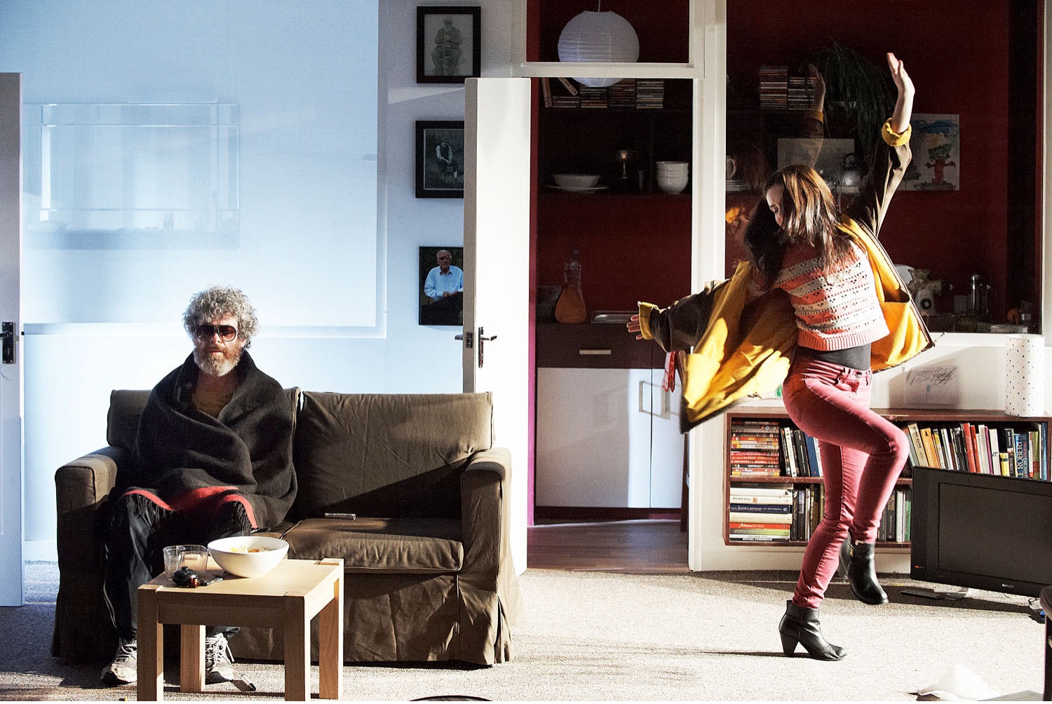 Andrew Bennett and Judith Roddy in Everyone is King Lear in His Own Home by Pan Pan Theatre Company, 2012. Photo by Ros Kavanagh. Pan Pan Theatre Archive