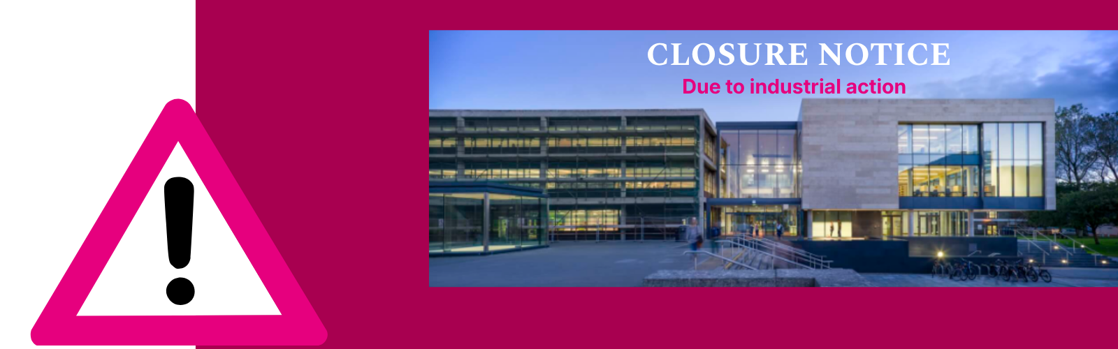 The Library will be Closed 